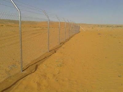 شبوك حديد لتسوير الأراضي في السلي